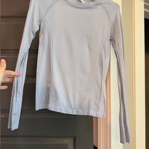 Light Lavender Long Sleeve Performance Top